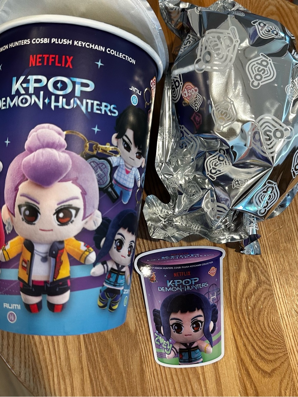 K-Pop Demon Hunters Zoey Plush Pendant